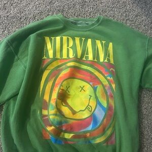 Nirvana Green Sweatshirt